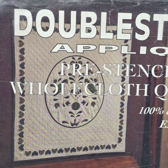 Doublestencil Applique Quilt Wall Hanging Kit Pennsylvania Folk Art II Spartex - Picture 2 of 6